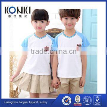 kindergarten sports set skirt and short pants set primary school wear uniform