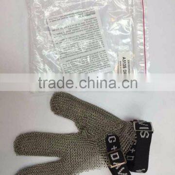 FRANCE WHITING DAVIS STAINLESS STEEL MESH SAFETY GLOVES A513 photo-3