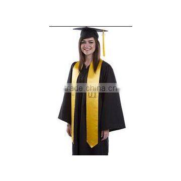 Wholesale Best quality Black Graduation Caps and Gowns For School
