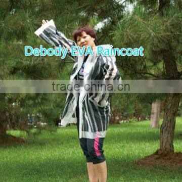 Adult 100% EVA Waterproof Raincoat in Football Field photo-3