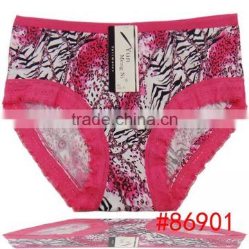 Promotion cheap milk fabric women underwear soft womne underwear in stock