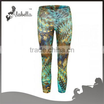 Crazy sublimation capri tight for women