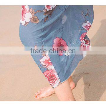 Maxnegio Beach Print Maxi Sexy Backless Summer Dresses photo-6