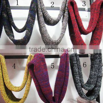Fashion Lady Fantasy Wave Neck Acrylic Loop Scarf photo-3