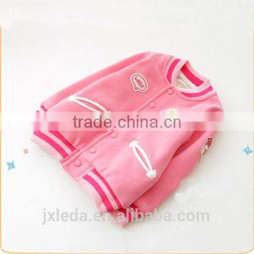 Girls Fashion Design Embroidery Crew Neck Sweatshirts photo-2