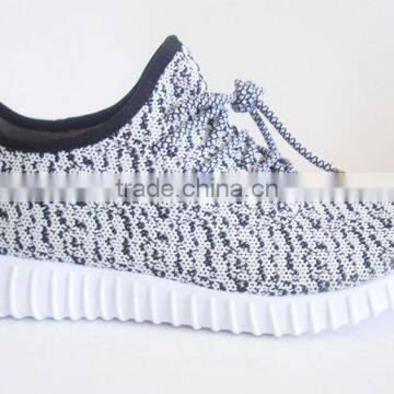 EVA Insole White and Black Mesh Upper Men Sport Shoes photo-4