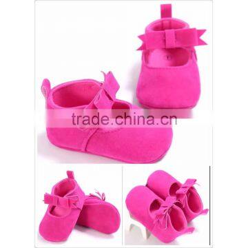Autumn Winter Wholesale China Shoes Baby Boots Bow Colorful Prewalker Baby Shoes photo-6
