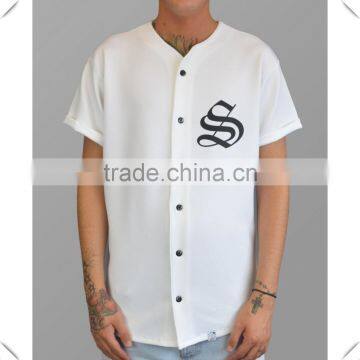 blank baseball jersey pattern white custom made with logo printing and embroidery for men cheap wholesale