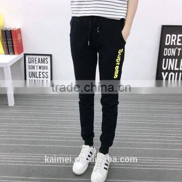 Inside Brush Fleece Wholesale Oversize Life Gym Good Quality Comfortable Sports Pants Women CVC(75/25) photo-2