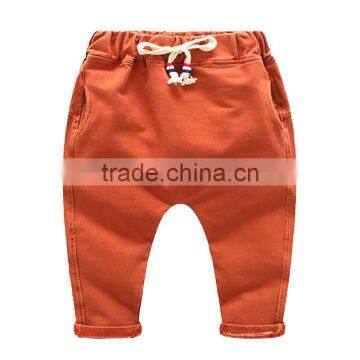 S33432W 2017 New Kids Harem Pants Pure Color Casual Jean Trousers photo-4
