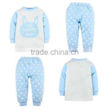 2017 New Arrival Long Sleeve Good Quality Blue Outfit Kid Clothes Children Clothing photo-2