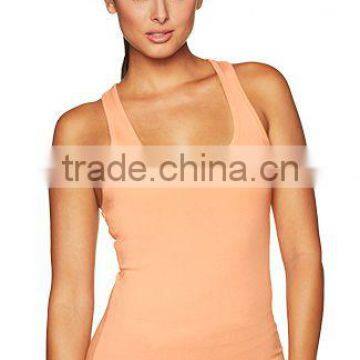 Next Level Apparel Ladies' Spandex Jersey Racerback Tank Top - 57% combed ring-spun cotton, 38% polyester and 5% spandex.