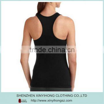 Sexy Yoga Wear Eco-friendly 100% Cotton Fabric Woman Tank Tops