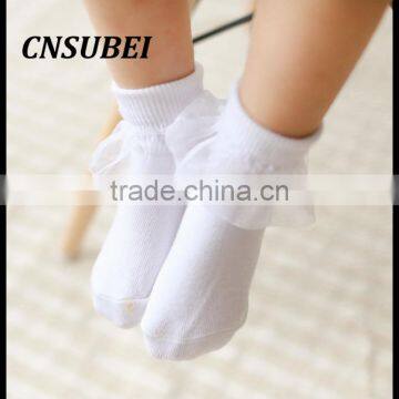 2016 Spring and Summer Korean Children Cotton Lace Socks photo-3