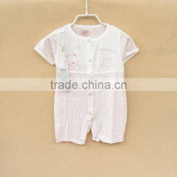 Wholesale Summer Striped Girls Baby Rompers Cotton Clothing photo-3