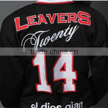Customize Custom Youth Size Black Women Ladies Baseball Letterman Bomber Cheap American School Uniform College Varsity Jacket photo-5