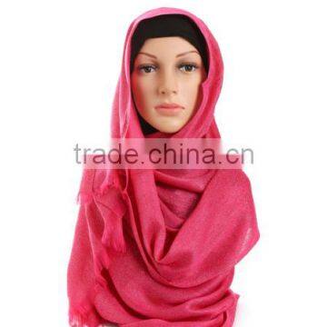 Muslim Pure Color Bag Towel Europe and the United States Fashion Super Large Cap Cover Scarf Scarf photo-5