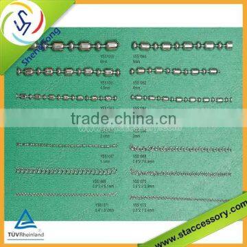 Hot sale wholesale stainless steel metal ball chain