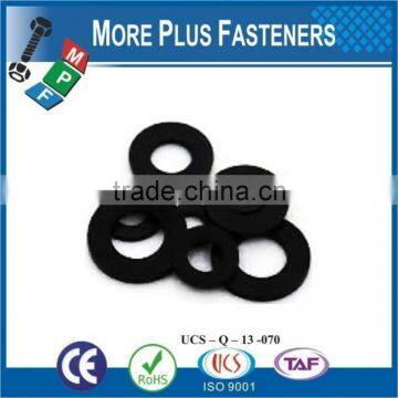 Made In Taiwan Plastic Flat Washer Black Nylon Reinforced Rubber Fender Thrust Round photo-2