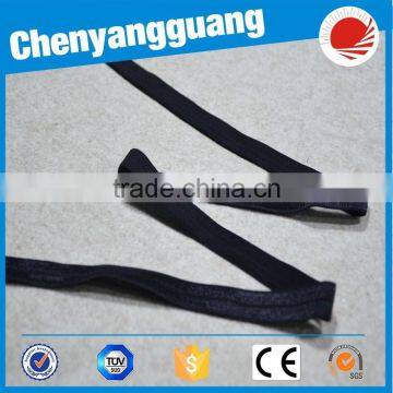 2017 Fashion White and Black Nylon Webbing Folded Over Elastic for Clothing Bag Jeans T-shirt photo-3