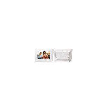 White HD 7 Inch Wedding Anniversary Digital Photo Frame With Clock And Calendar