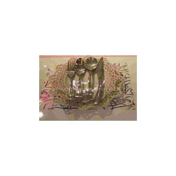Hot Foil Long Fiber Nonwoven Placemat