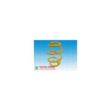 OEM Yellow Barrel Custom Automotive Coil Springs , Car Suspension Springs