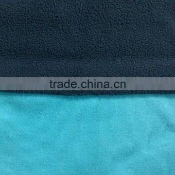 micro polar fleece bonded interlock fabric wholesal