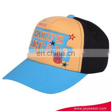 Cap factory custom 100% twill cotton 5 panel embrodery baseball cap and hat