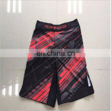 Sublimated printed Polyester and Spandex MMA shorts