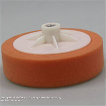 Cutting & Shine Sponge Foam Buffing Pads 6inch Orange Color photo-2