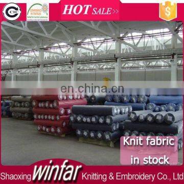Shaoxing Manufacture Winfar Textile Knit Fabric Stock Lot Fabric