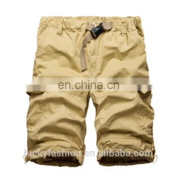 Summer mens heavy stitching cargo combat shorts 6 pockets shorts