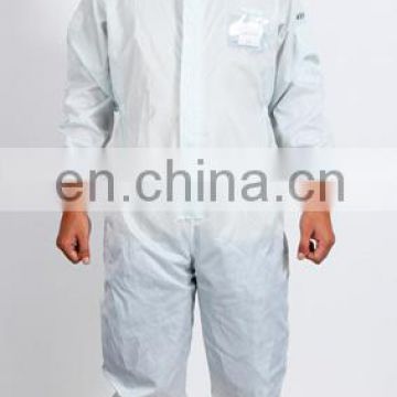 working garment for cleanroom wear