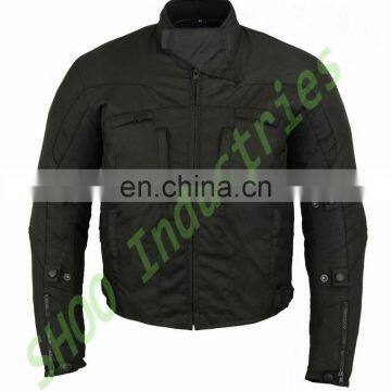 Biker Motorcycle Waterproof CE Armored Textile Touring Jacket Cordura Red