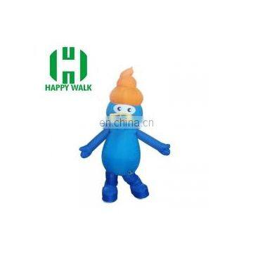 Blue inflatable promotion cartoon/Inflatable cartoon character for sale