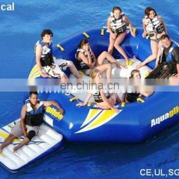 Hot selling modelar aquatic inflatable trampoline