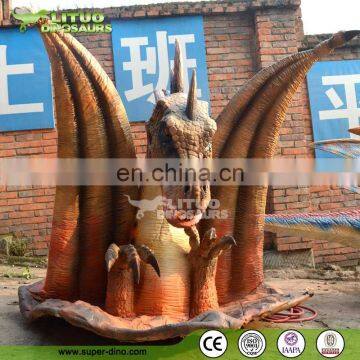 Robotic Life Size Dragon for Amusement