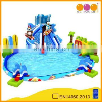 2015 new design fashional hot seller inflatable water park for commercial use