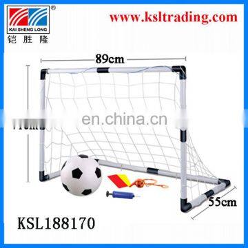 3 in 1 kids outdoor/indoor toy for childre plastic toy football goal soccer goal