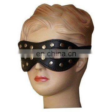 HMB-571A LEATHER COSTUME MASK STUDS CLUB MASKS HALLOWEEN