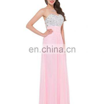 Grace Karin New Fashion Sexy Ladies Long Rhinestone Beaded Evening Dress CL3424-3# photo-5