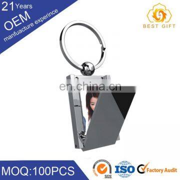 Leather keychain,custom fashion metal keychain with custom logo