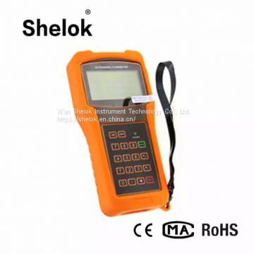 Professional handheld ultrasonic water flow testing meter