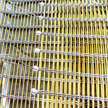 XY-M4327 Metal Mesh Screen for Stairs