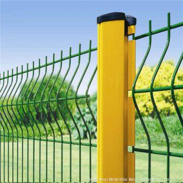 PVC Powder Coated Triangle Bend 3D Welded Wire Mesh Fence Sale