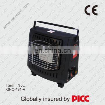 Portable ceramic gas heater