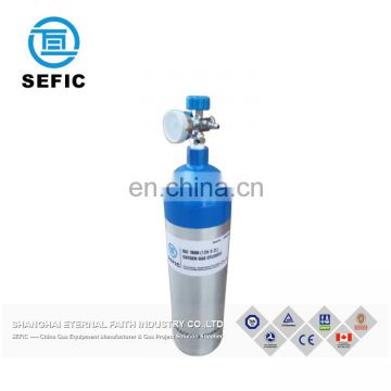 Aluminum Medical Oxygen Cylinder For 2L, 3L, 5L Different Colors Gas Cylinder