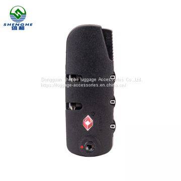 luggage spare part suitcase plastic zipper lock parts for luggage lock