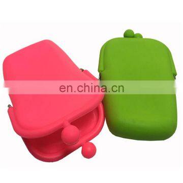 Japanese Style Candy Color Pouch Women Cosmetic Coin Purse Case Clutch Silicone Wallet photo-4